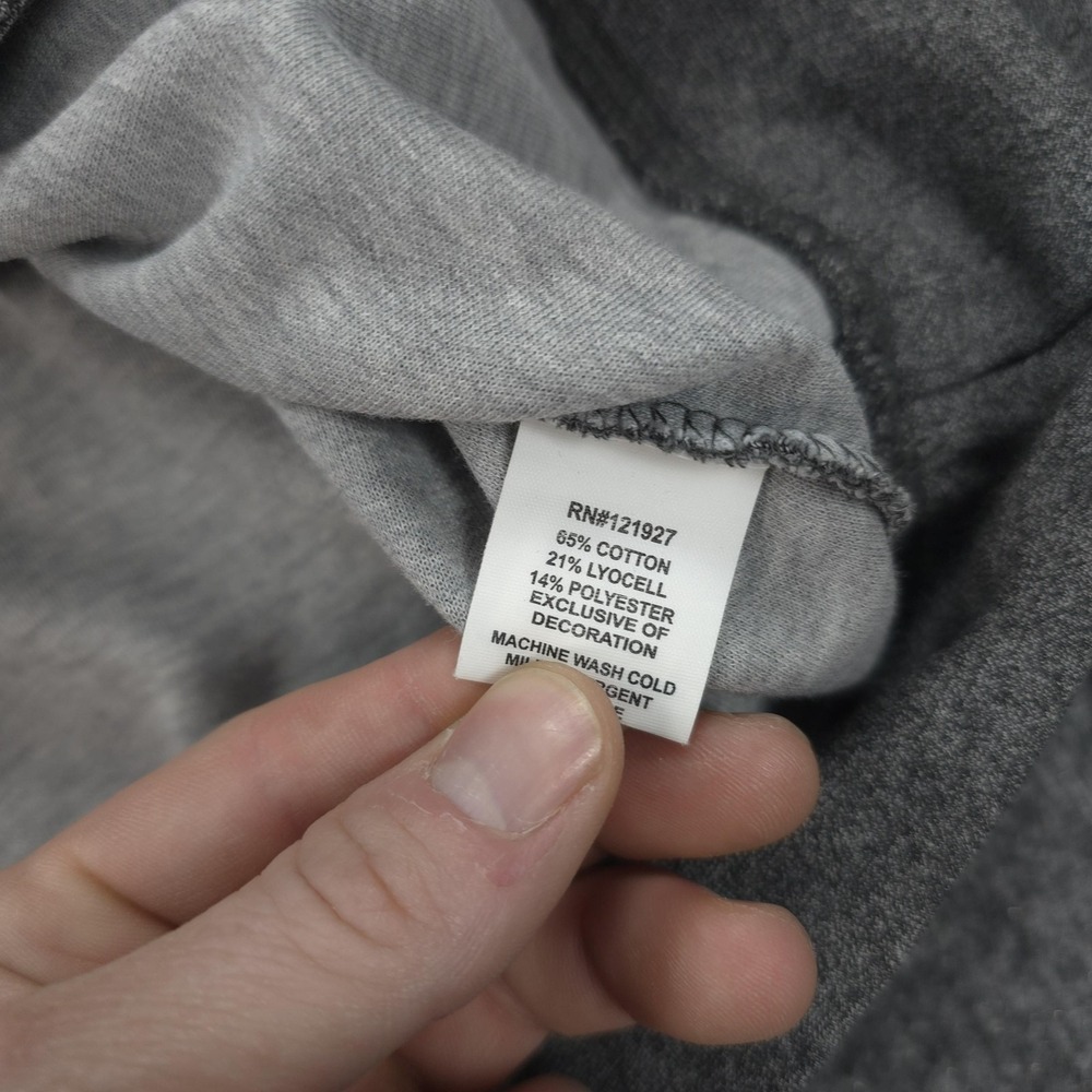 Johnnie O Sweater Mens Medium Gray Sully 1/4 Zip Mock Neck Pullover Casual Golf - Picture 3 of 11